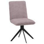 STUHL  in Stahl Webstoff Metall, Textil  - Schwarz/Rosa, Design, Textil/Metall (46,5/87/64cm) - Voleo