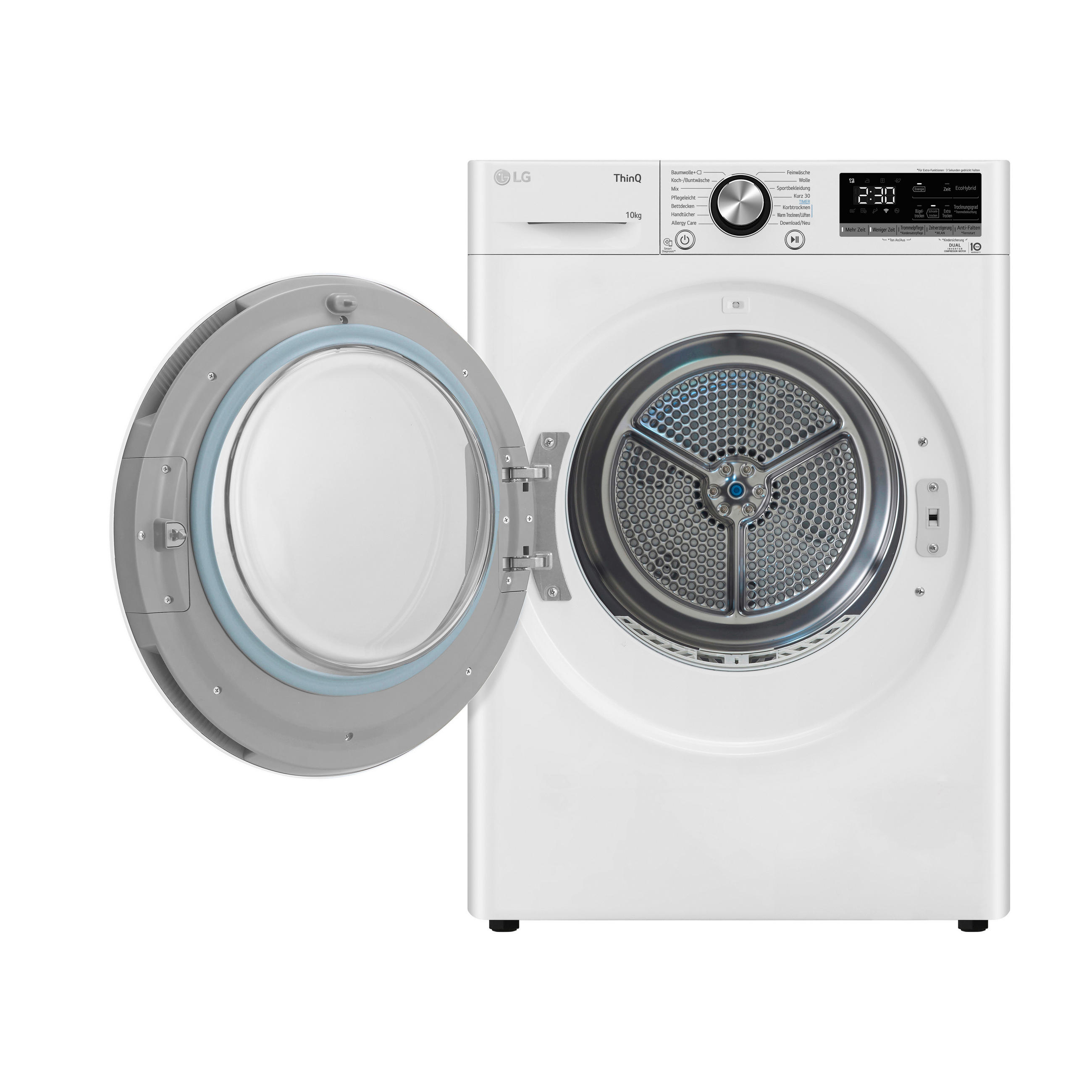 TROCKNER V9A2XT  - Weiß, Basics, Glas/Kunststoff (60/85/66cm) - LG