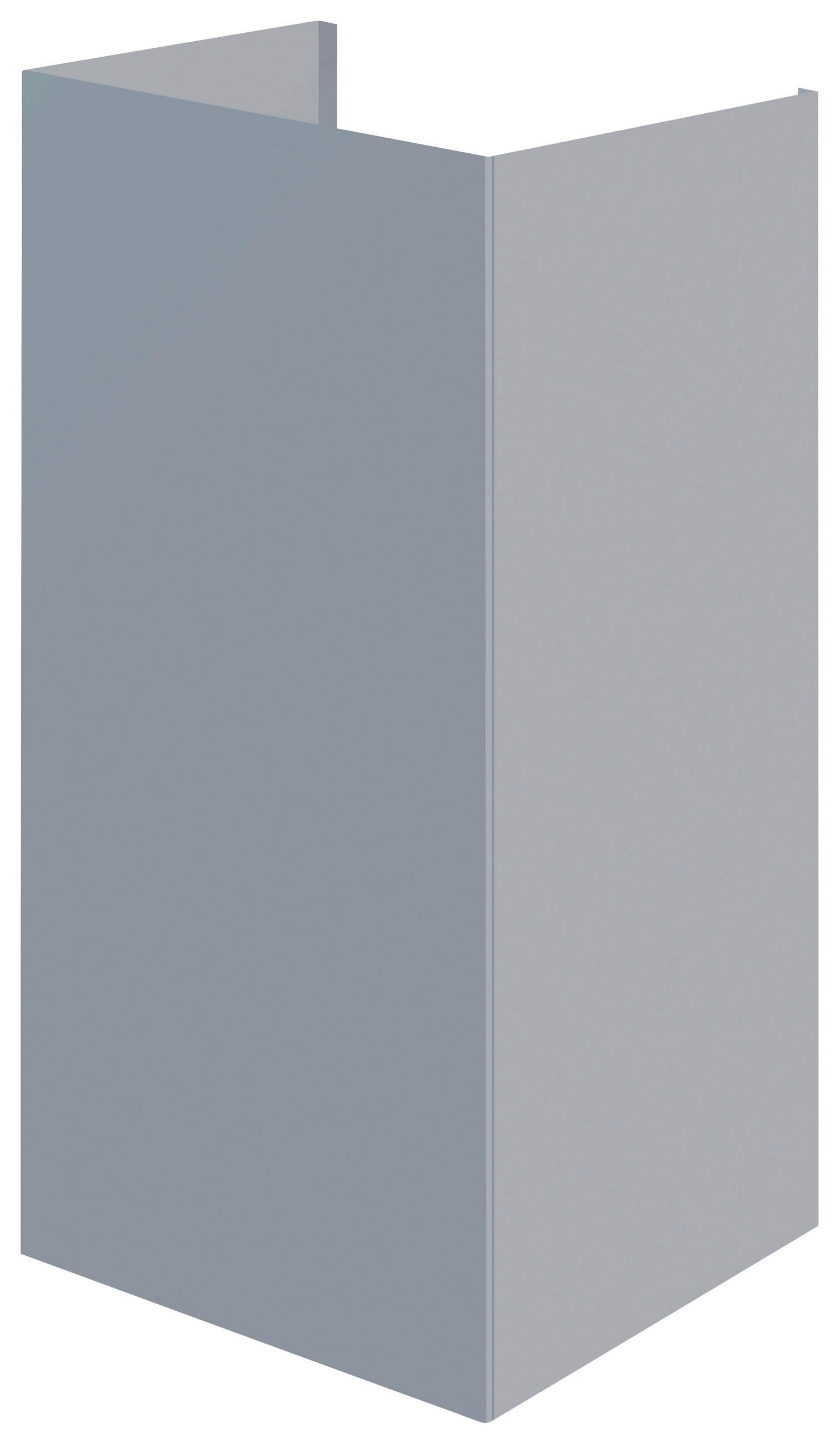 DUNSTABZUGSKAMINAUFSATZ ZSE410  - Edelstahlfarben, Basics, Metall (23,6/39,5-78,0/22,5cm) - Oranier