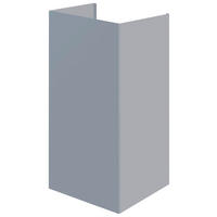 DUNSTABZUGSKAMINAUFSATZ ZSE410  - Edelstahlfarben, Basics, Metall (23,6/39,5-78,0/22,5cm) - Oranier