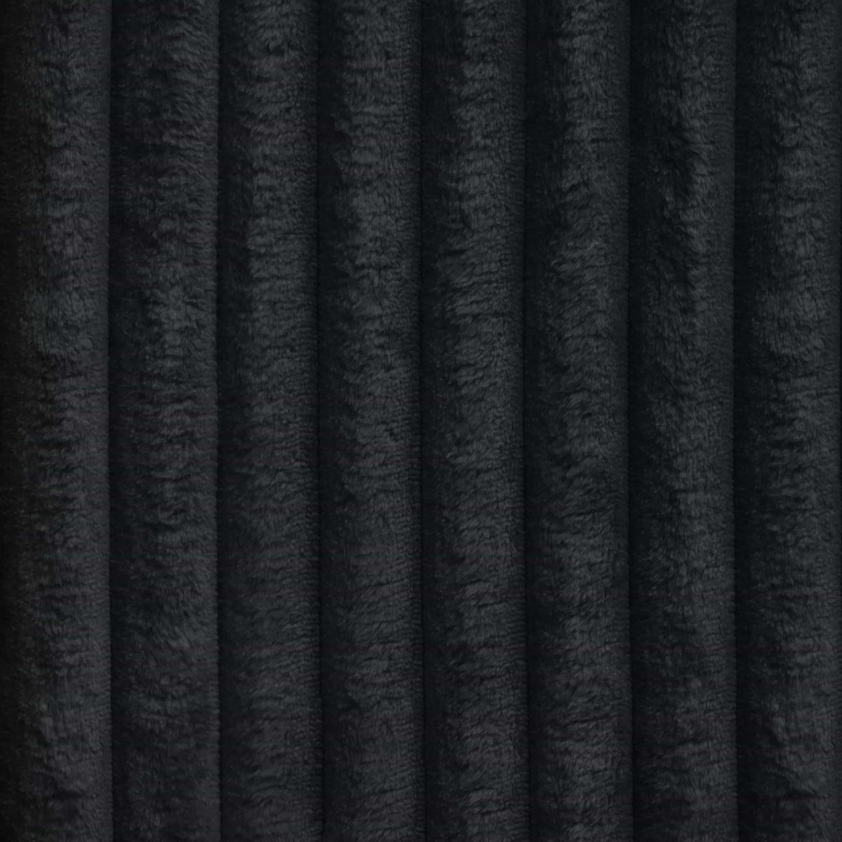ECKSOFA in Cord Schwarz  - Schwarz, Design, Kunststoff/Textil (163/332cm) - Livetastic