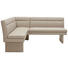 ECKBANK 162/204 cm in Beige - Beige, Design, Leder (162/204cm) - Dieter Knoll ECKBANK 162/204 cm in Beige - Beige, Design, Leder (162/204cm) - Dieter Knoll