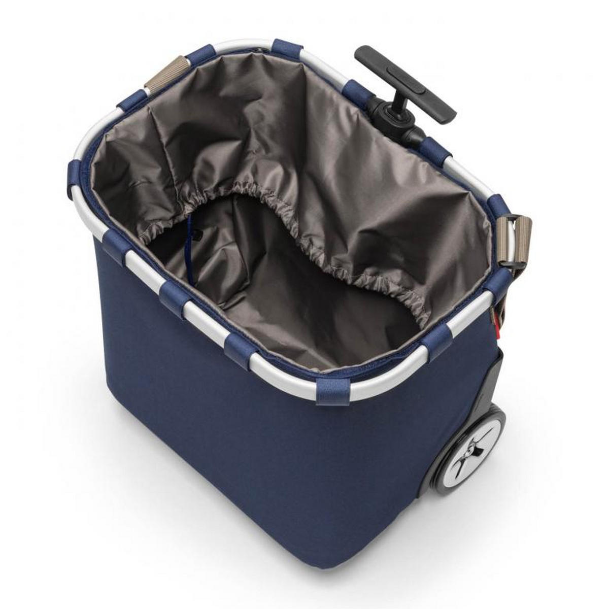 BEVÁSÁRLÓKOCSI - sötétkék, Basics, textil/fém (42/47,5/32cm) - Reisenthel