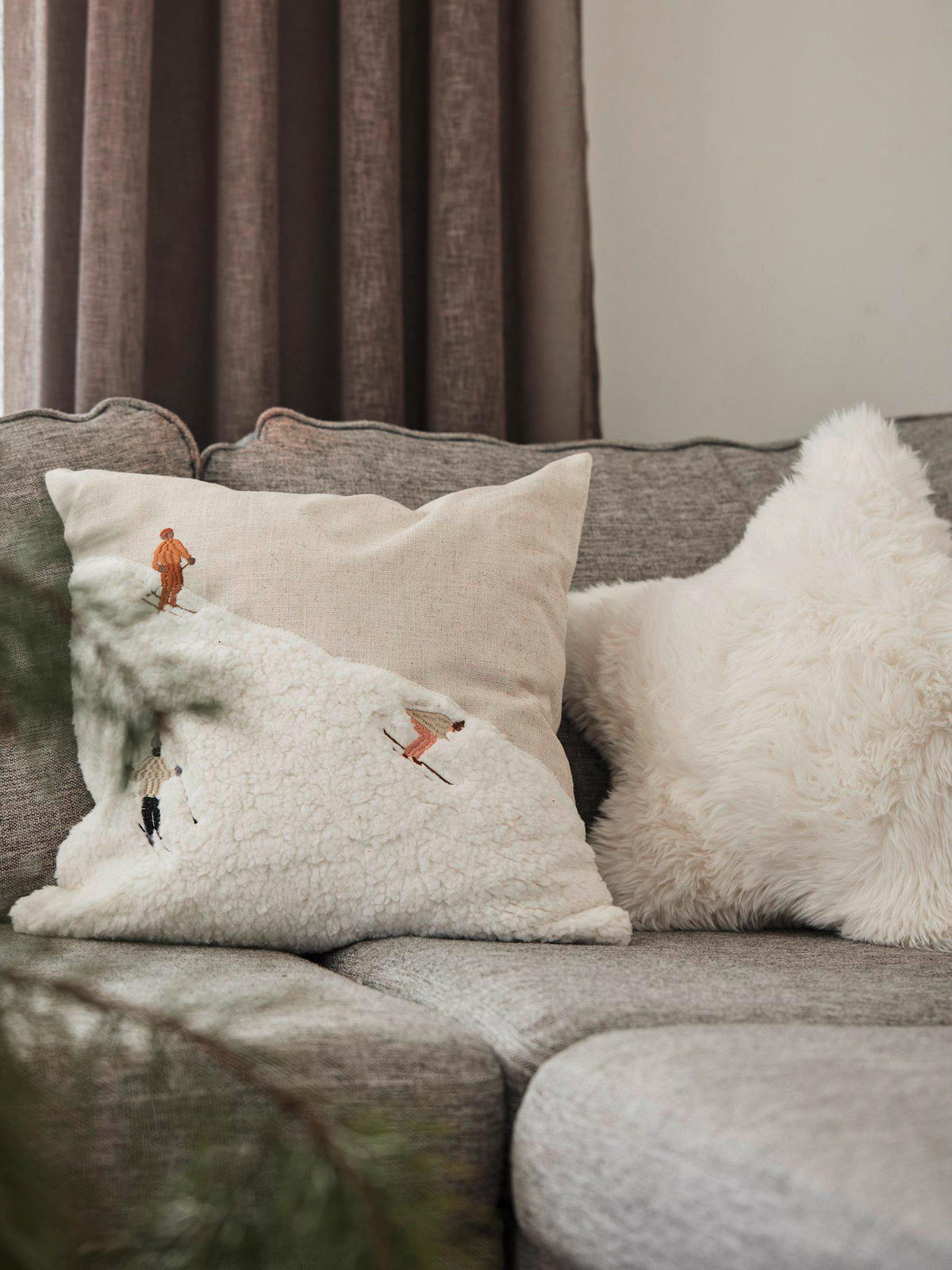 ZIERKISSEN  45/45 cm   - Weiß, Design, Textil (45/45cm) - Svanefors