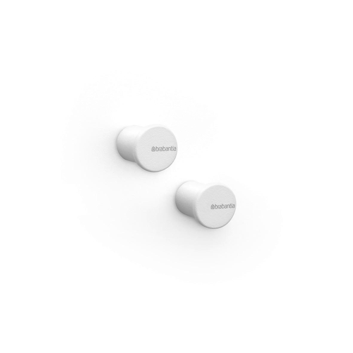 HANDTUCHHAKEN - Weiß, Basics, Metall (2.1/2.1/2.3cm) - Brabantia