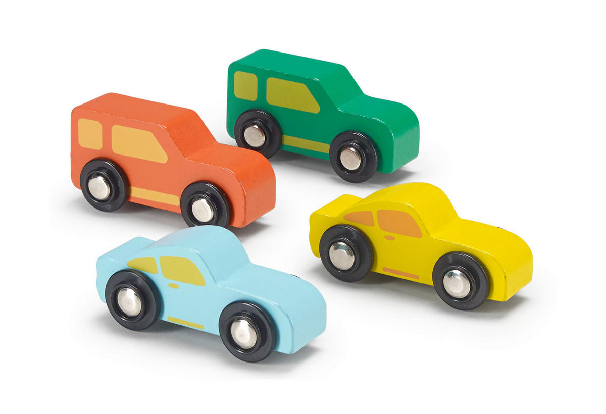 AUTO TRANSPORTER   - višebojno, Basics, drvni materijal/drvo (37,7/9,2/13,5cm) - My Baby Lou