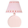 KINDERTISCHLEUCHTE Ofelia  - Pink, Basics, Holzwerkstoff/Textil (18/18/26cm)