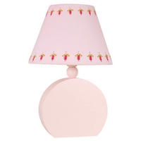 KINDERTISCHLEUCHTE Ofelia  - Pink, Basics, Holzwerkstoff/Textil (18/18/26cm)