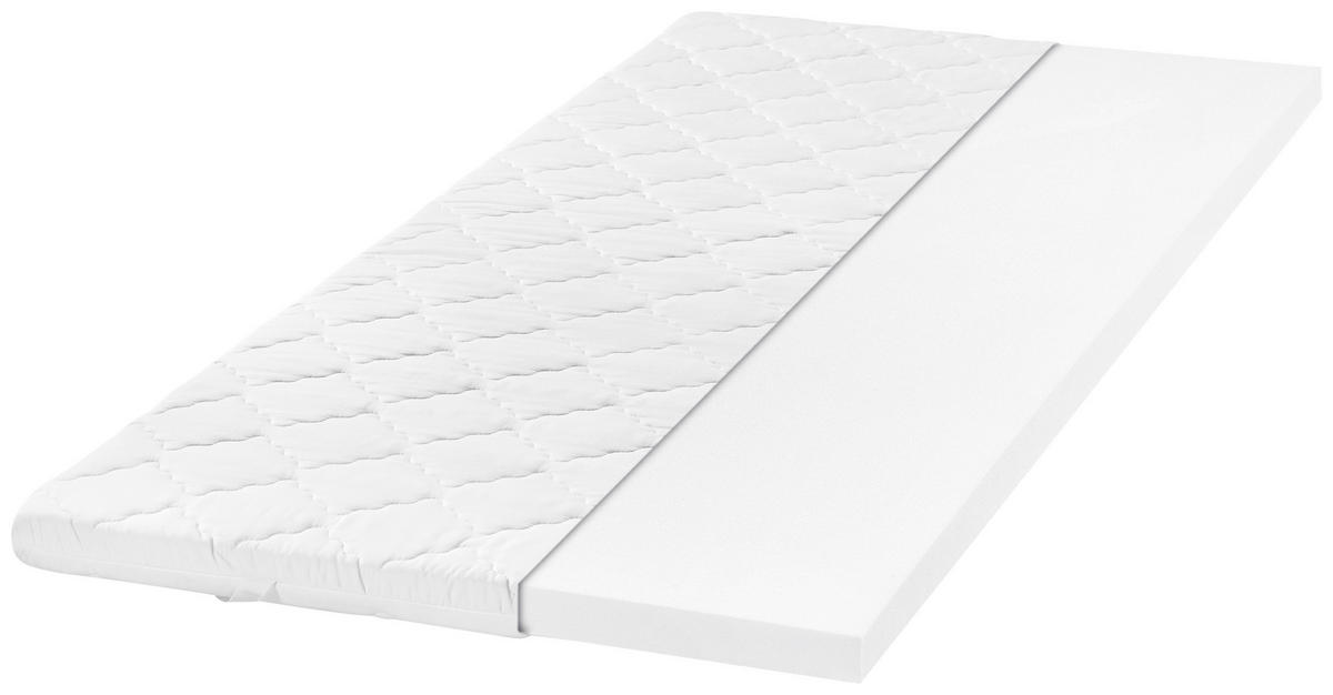 TOPPER 140/200 cm Höhe ca. 6 cm  - Weiß, Basics, Textil (140/200cm) - Xora