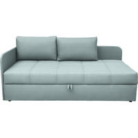 LIEGE Cord Pastellblau  - Pastellblau/Schwarz, Basics, Kunststoff/Textil (95/90/205cm) - Xora