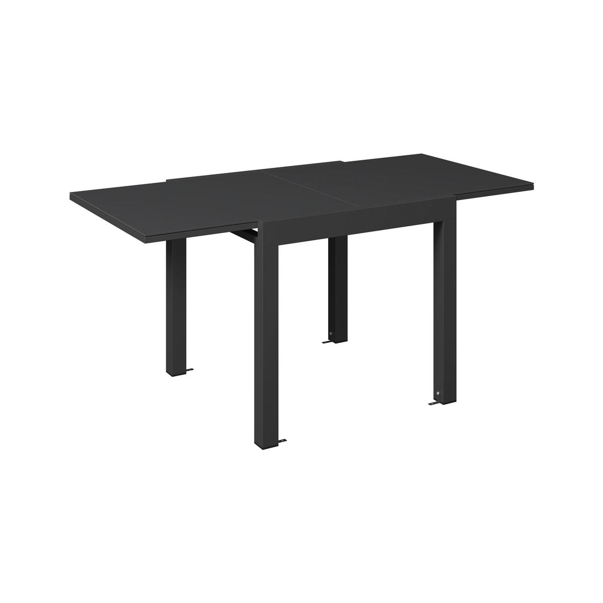 BALKONTISCH  - Beige, MODERN, Glas/Metall (160/80/75/80cm) - Ambia Garden