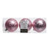 CHRISTBAUMKUGEL-SET 3-teilig Rosa - Rosa, Kunststoff (8cm) CHRISTBAUMKUGEL-SET 3-teilig Rosa - Rosa, Kunststoff (8cm)