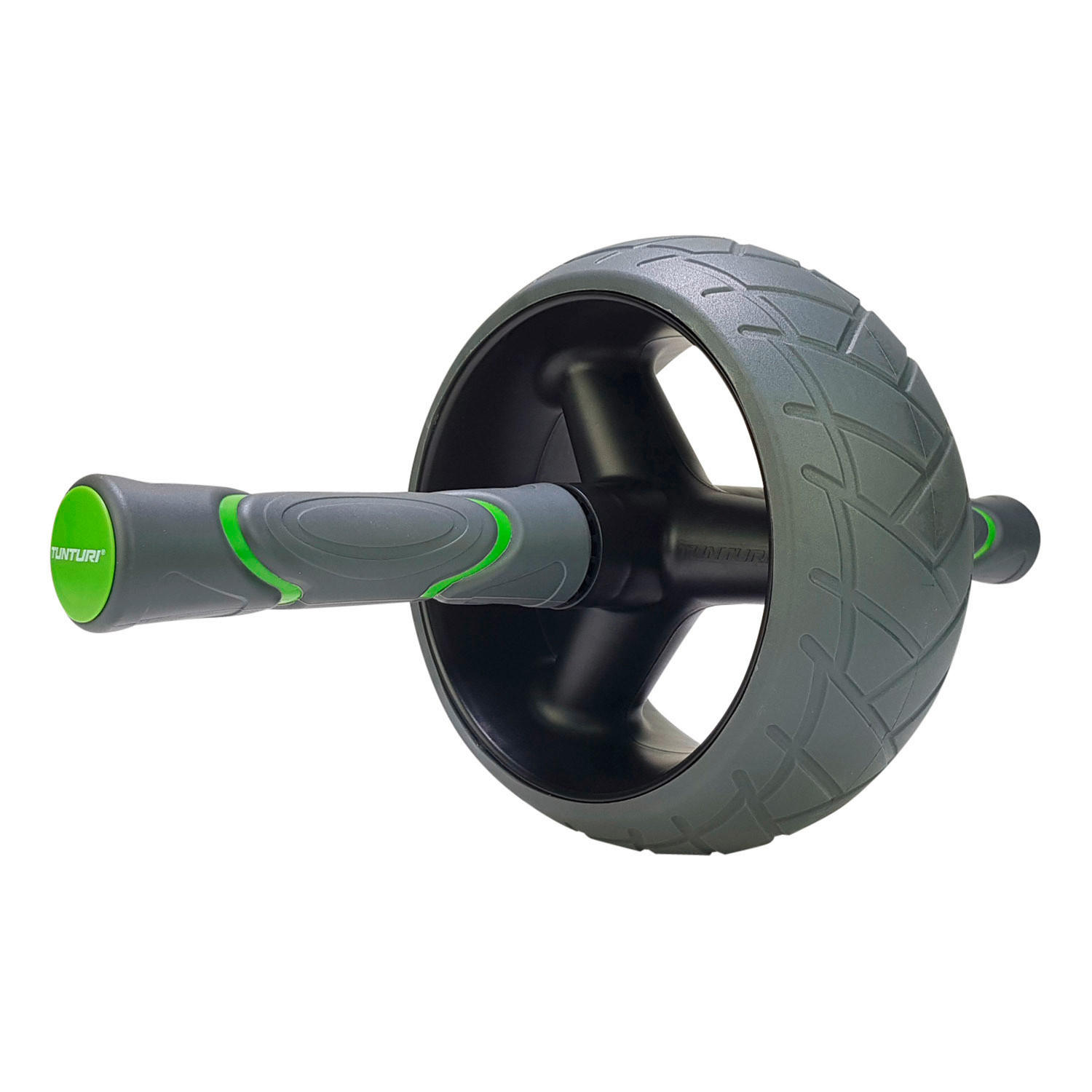 BAUCHMUSKELTRAINER - Schwarz/Grau, KONVENTIONELL, Kunststoff/Metall (43/21/21cm)