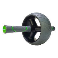 BAUCHMUSKELTRAINER - Schwarz/Grau, KONVENTIONELL, Kunststoff/Metall (43/21/21cm)