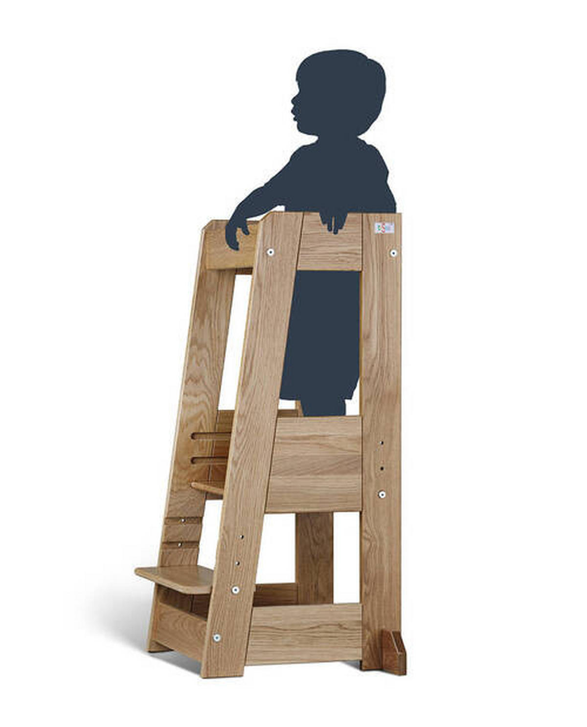 LERNTURM Felix  - Eichefarben, Basics, Holz (40/91/45cm) - tiSsi