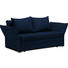 SCHLAFSOFA in Textil Blau - Chromfarben/Blau, KONVENTIONELL, Textil/Metall (213/88/91cm) - Novel SCHLAFSOFA in Textil Blau - Chromfarben/Blau, KONVENTIONELL, Textil/Metall (213/88/91cm) - Novel