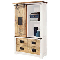 HIGHBOARD  in 90/150/45 cm  - Schwarz/Braun, KONVENTIONELL, Holz/Metall (90/150/45cm) - Livetastic