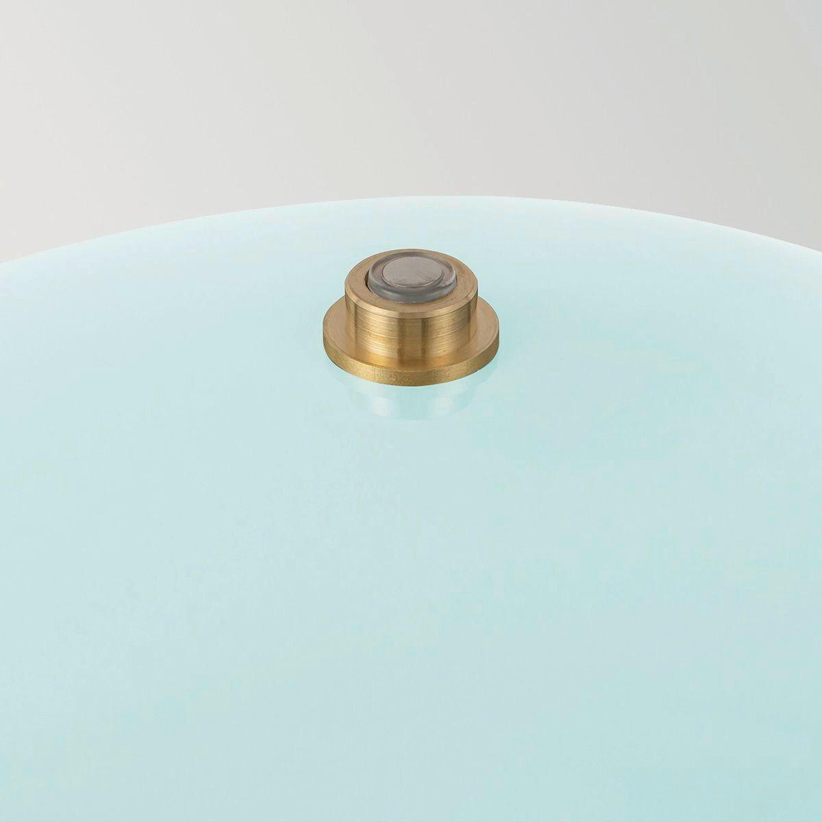 LED-TISCHLEUCHTE Alora Mood 30,5/35,2 cm  - Hellblau, Design, Metall (30,5/35,2cm) - Elstead Lighting