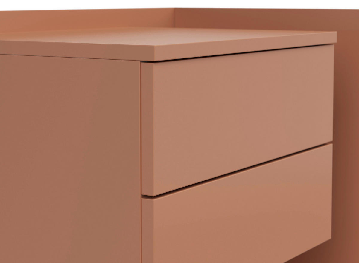 NACHTKÄSTCHEN 60/62/38 cm  in Sahara  - Graphitfarben/Sahara, Design, Holzwerkstoff/Kunststoff (60/62/38cm) - Lomoco