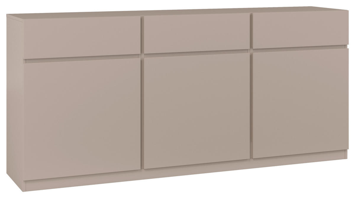ŠIROKÁ KOMODA, béžová, 180/82,5/40 cm - béžová, Design, kompozitní dřevo (180/82,5/40cm) - MID.YOU