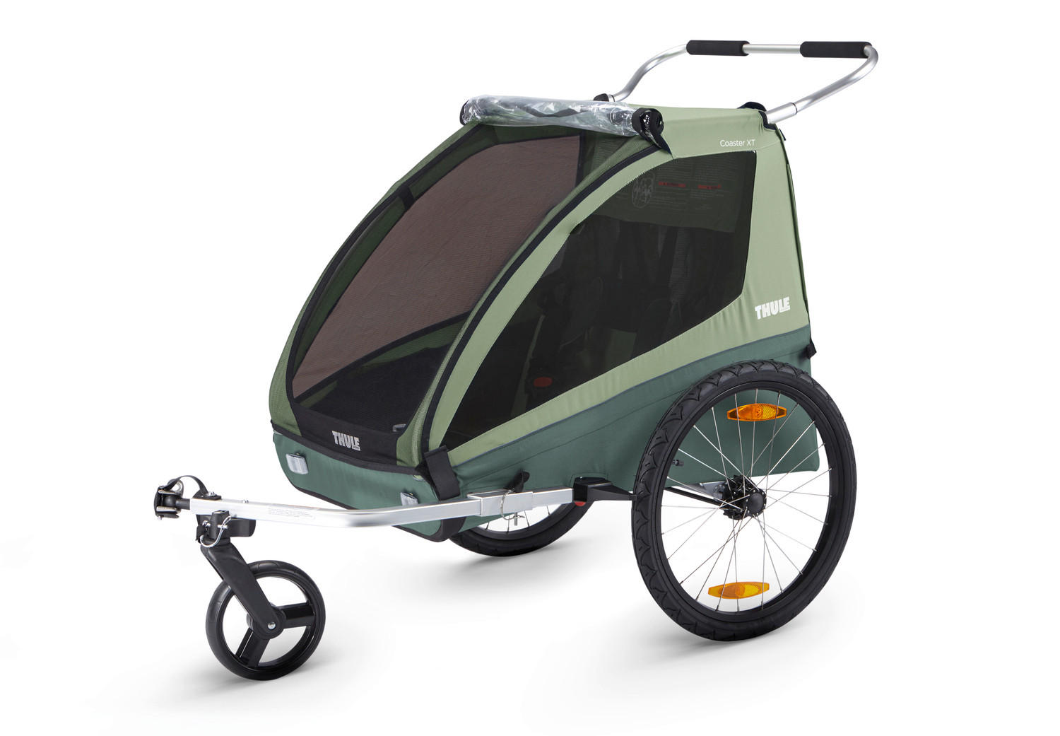 FAHRRADANHÄNGER   COASTER XT  - Olivgrün, KONVENTIONELL, Textil/Metall (137/77/103cm) - Thule