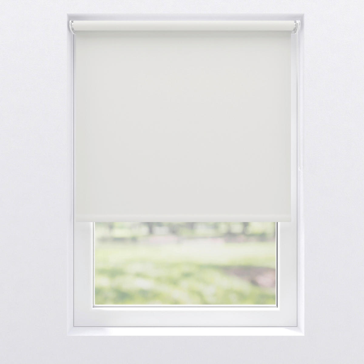 VERDUNKELUNGSROLLO  Verdunkelung  90/220 cm    - Weiß, Basics, Kunststoff (90/220cm)