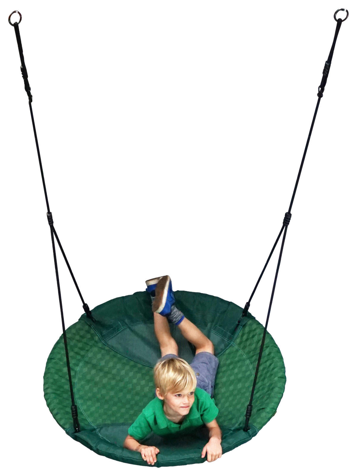 NESTSCHAUKEL  - Grün, KONVENTIONELL, Kunststoff/Metall (100/6/100cm) - Ambia Garden