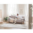 BOXSPRINGSOFA  mit Stoffauswahl, Rücken echt Hellgrau  - Hellgrau, Design, Holz/Textil (203/97/107cm) - Dieter Knoll