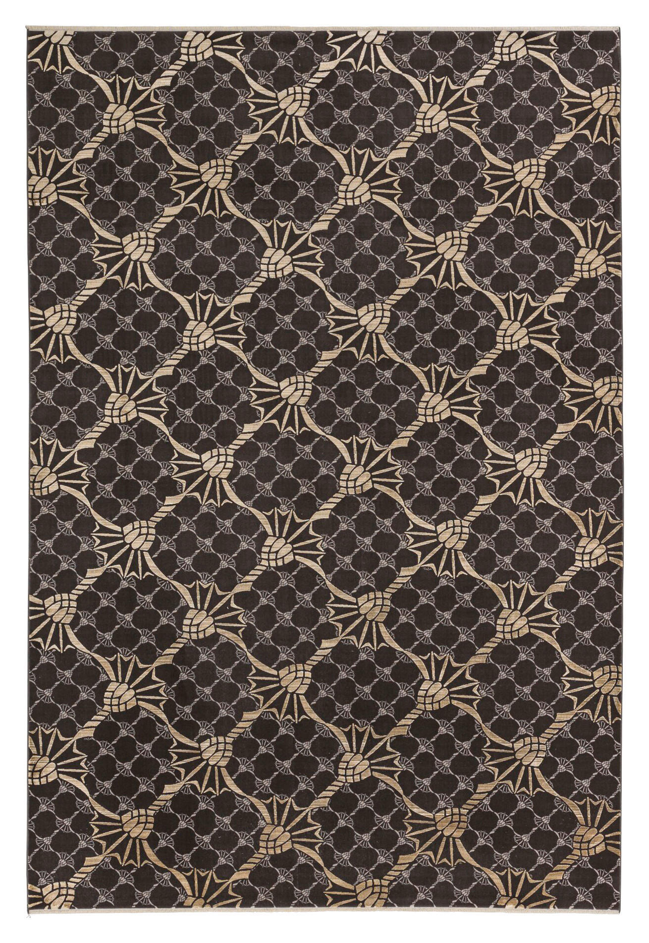Joop! Webteppich Cornflower Double Anthrazit 140x200 cm