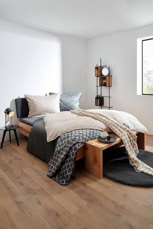 PLÄD Snako 150/200 cm  - blå, Basics, textil (150/200cm) - Dieter Knoll