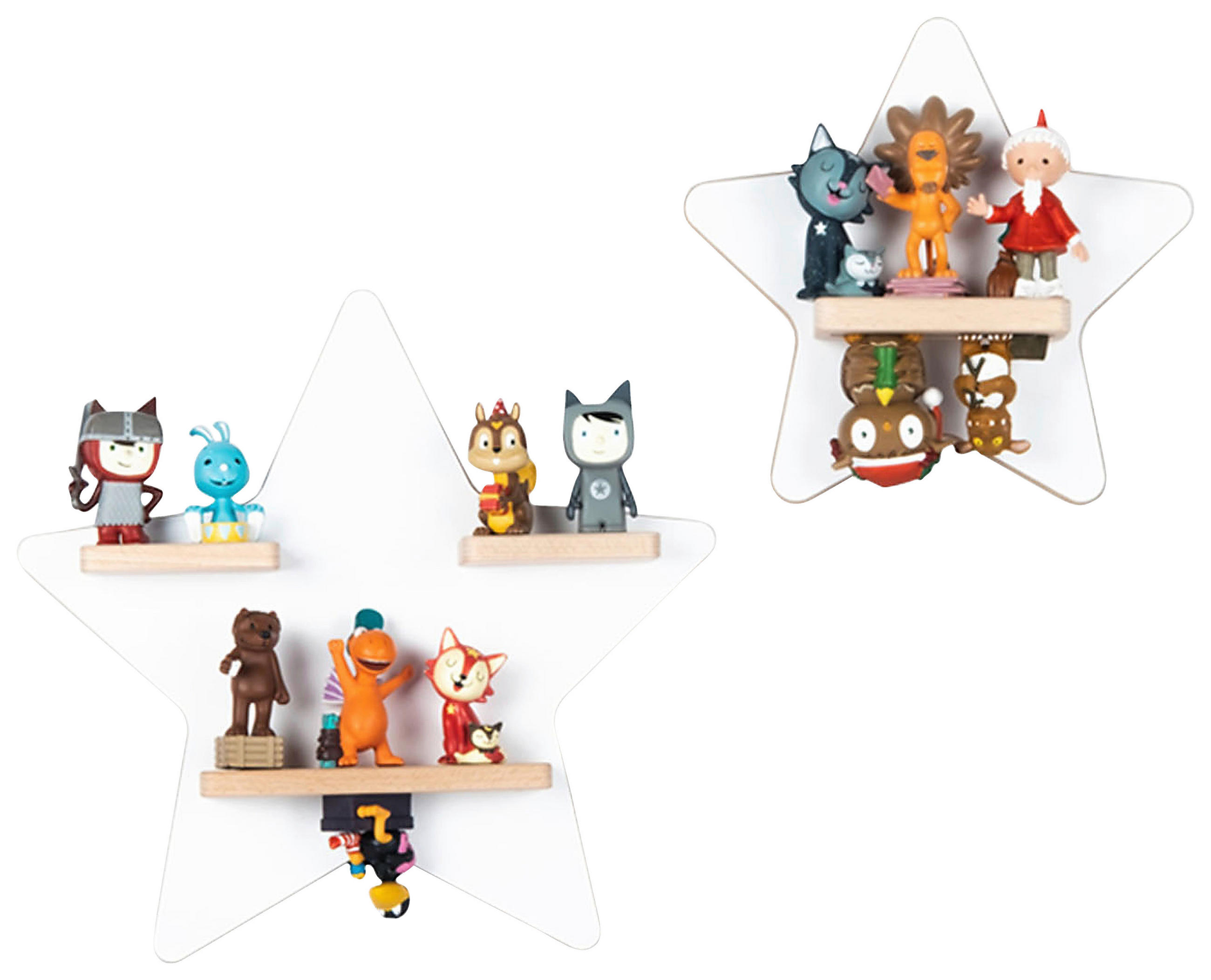 KINDERREGAL  - Weiss, Modern, Holzwerkstoff (33/33/5cm) - MID.YOU
