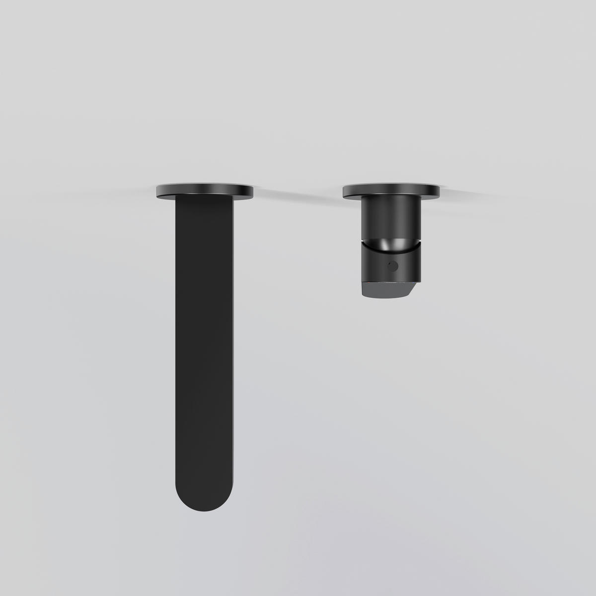 WASCHTISCHARMATUR 340 1814 3 S  - Schwarz, MODERN, Metall (22,9/10/22cm)