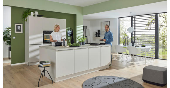 EINBAUKÜCHE   - Sandfarben/Sahara, Design, Holzwerkstoff - Dieter Knoll