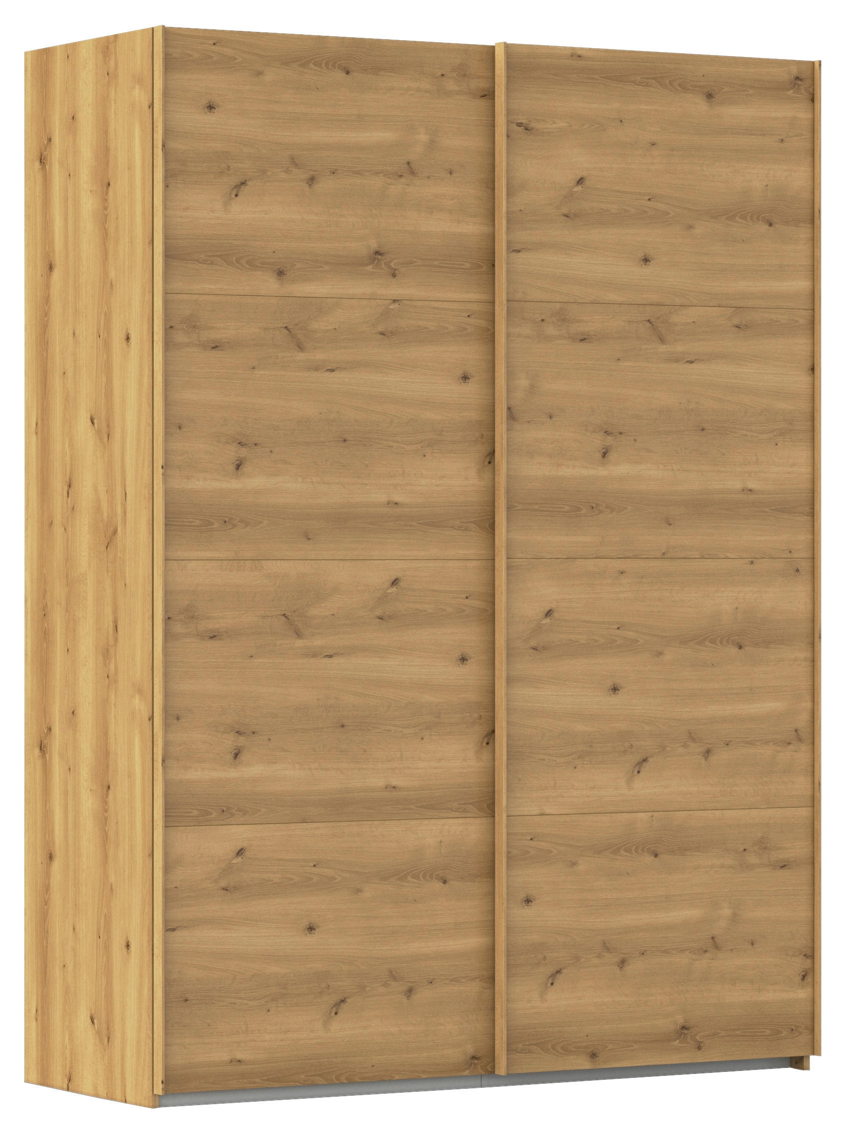 SCHWEBETÜRENSCHRANK 162/223/68 cm 2-türig Eichefarben  - Eichefarben, Design, Holzwerkstoff/Kunststoff (162/223/68cm) - Novel
