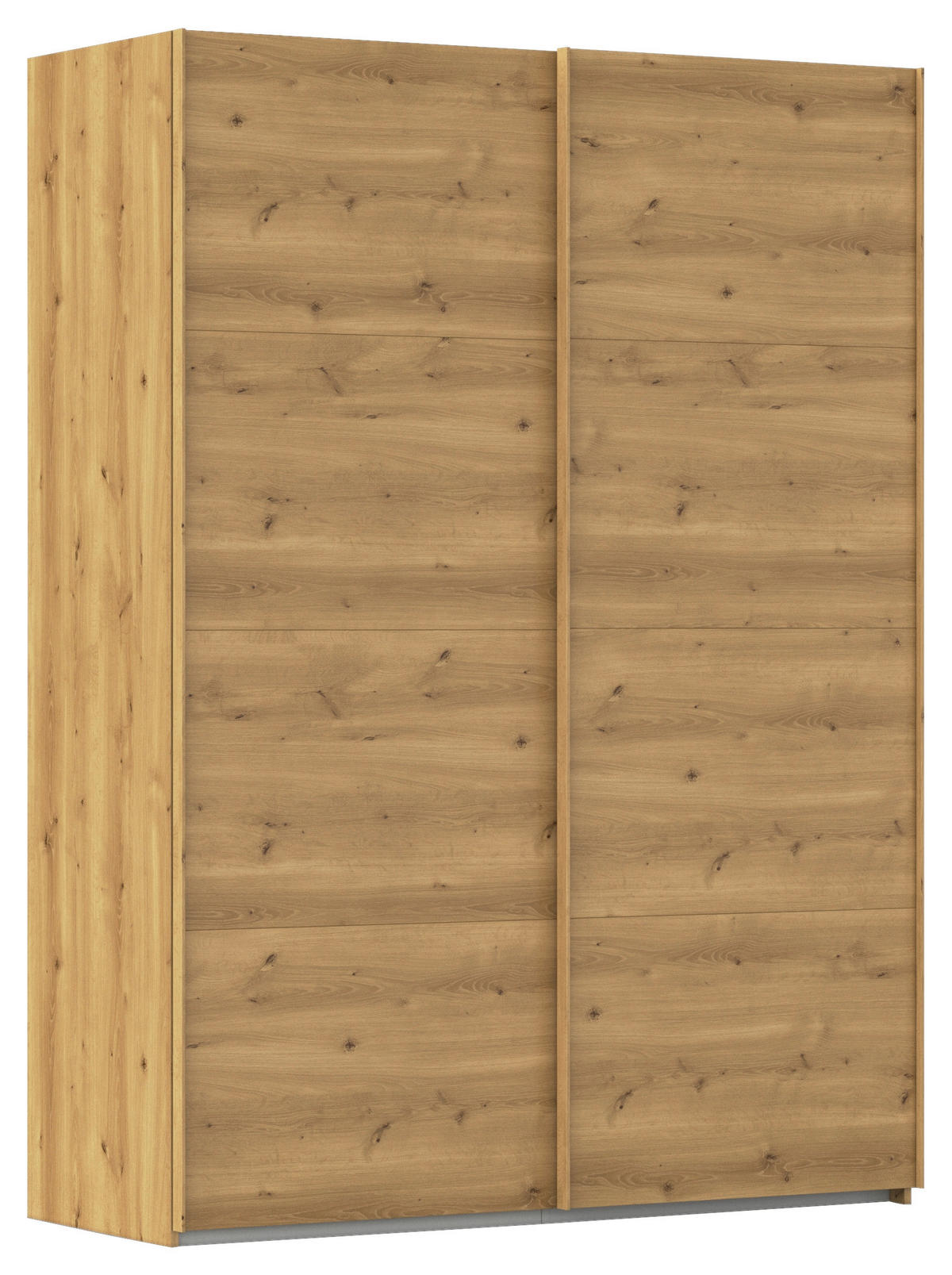 SCHWEBETÜRENSCHRANK Eichefarben  - Eichefarben, Design, Holzwerkstoff/Kunststoff (162/223/68cm) - Novel