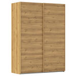 SCHWEBETÜRENSCHRANK  in Eichefarben  - Eichefarben, Design, Holzwerkstoff/Kunststoff (162/223/68cm) - Novel