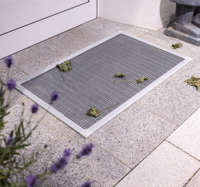 LICHTSCHACHTABDECKUNG - Weiß/Grau, Basics, Metall (40-60/80-140cm)
