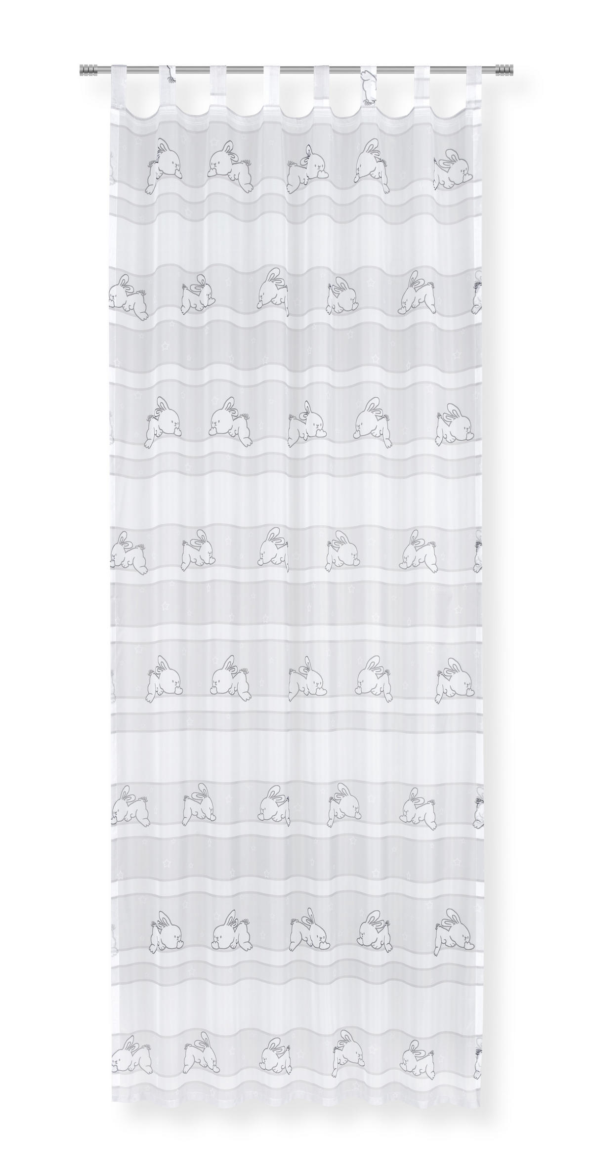 SCHLAUFENSCHAL   135/255 cm   - Grau, KONVENTIONELL, Textil (135/255cm) - My Baby Lou