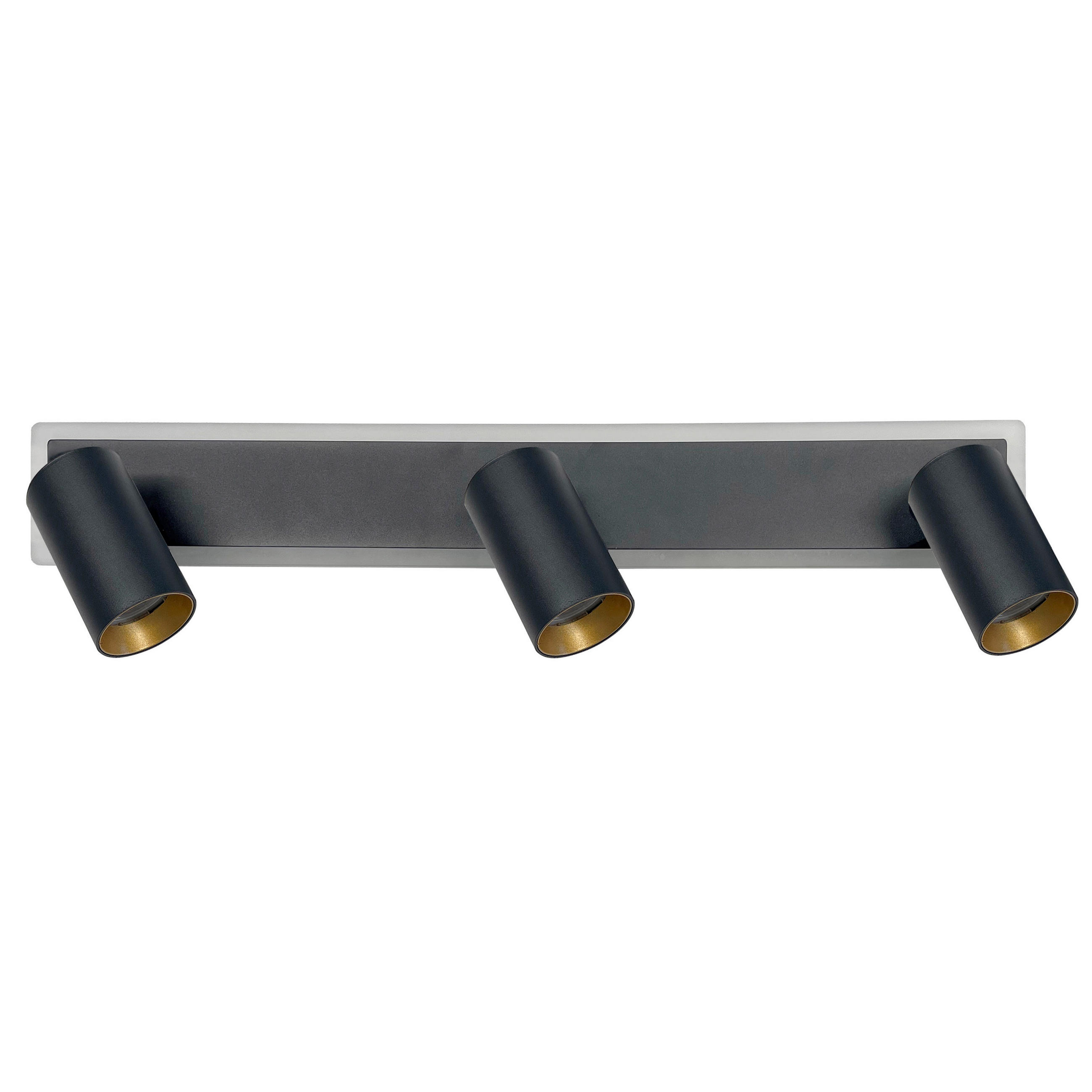 LED-DECKENSTRAHLER Parma  15/55/8 cm  - Schwarz, Design, Metall (15/55/8cm)