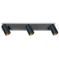 LED-DECKENSTRAHLER Parma  15/55/8 cm  - Schwarz, Design, Metall (15/55/8cm)