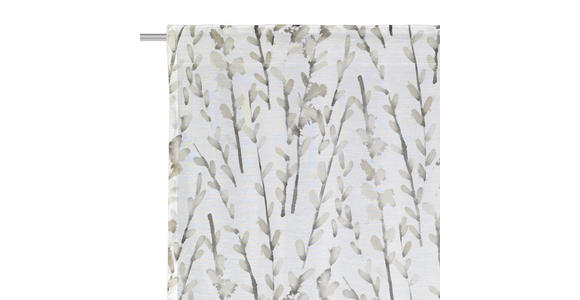 FERTIGVORHANG halbtransparent - Grau, KONVENTIONELL, Textil (140/245cm) - Esposa