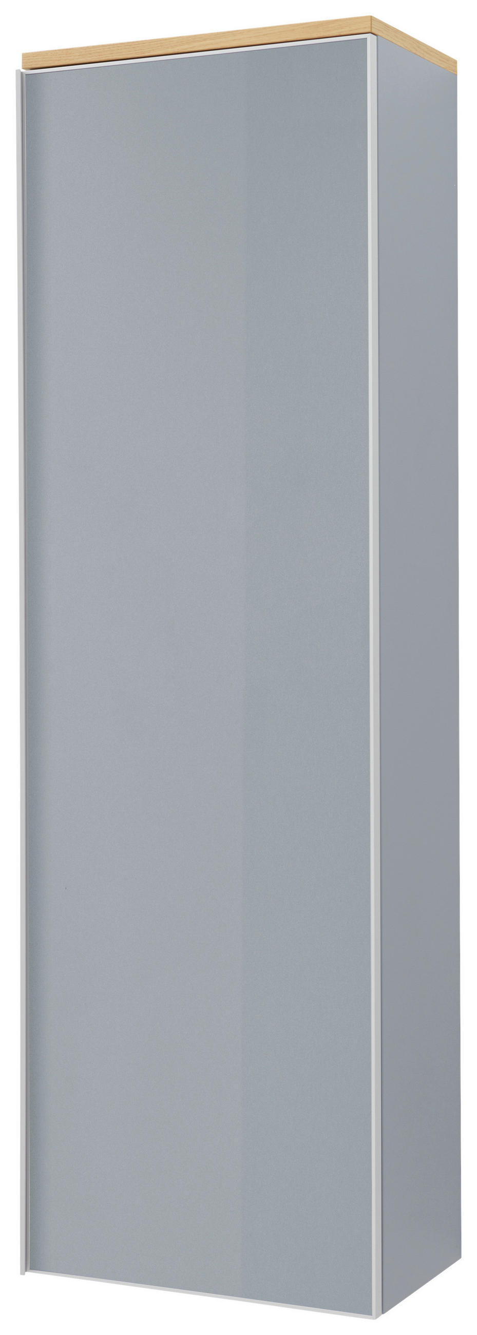GARDEROBE 5-teilig  in 255/195/31 cm  - Grau, Design, Glas/Holz (255/195/31cm)