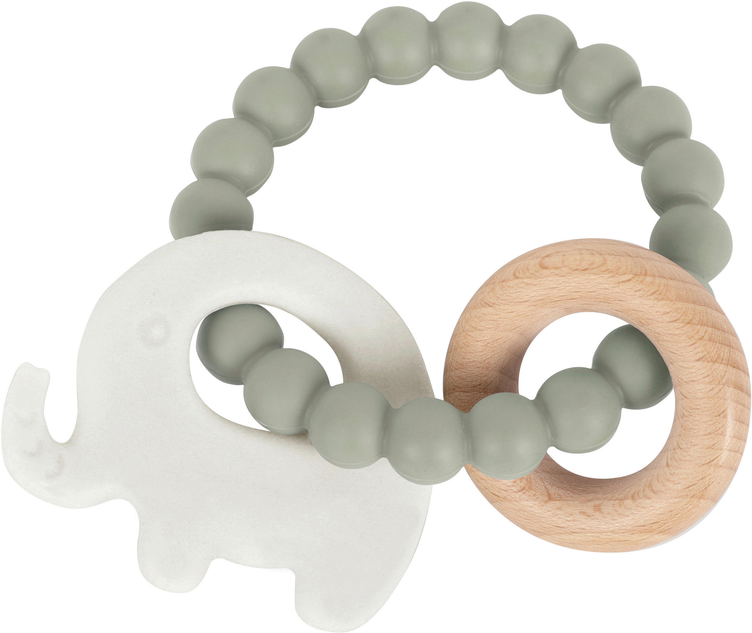 BEIßRING - Naturfarben/Weiß, Trend, Holz/Kunststoff (13cm) - Jimmylee