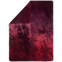 PLÉD, bavlna, 150/200 cm - červená/purpurová, Design, textil (150/200cm) - Novel