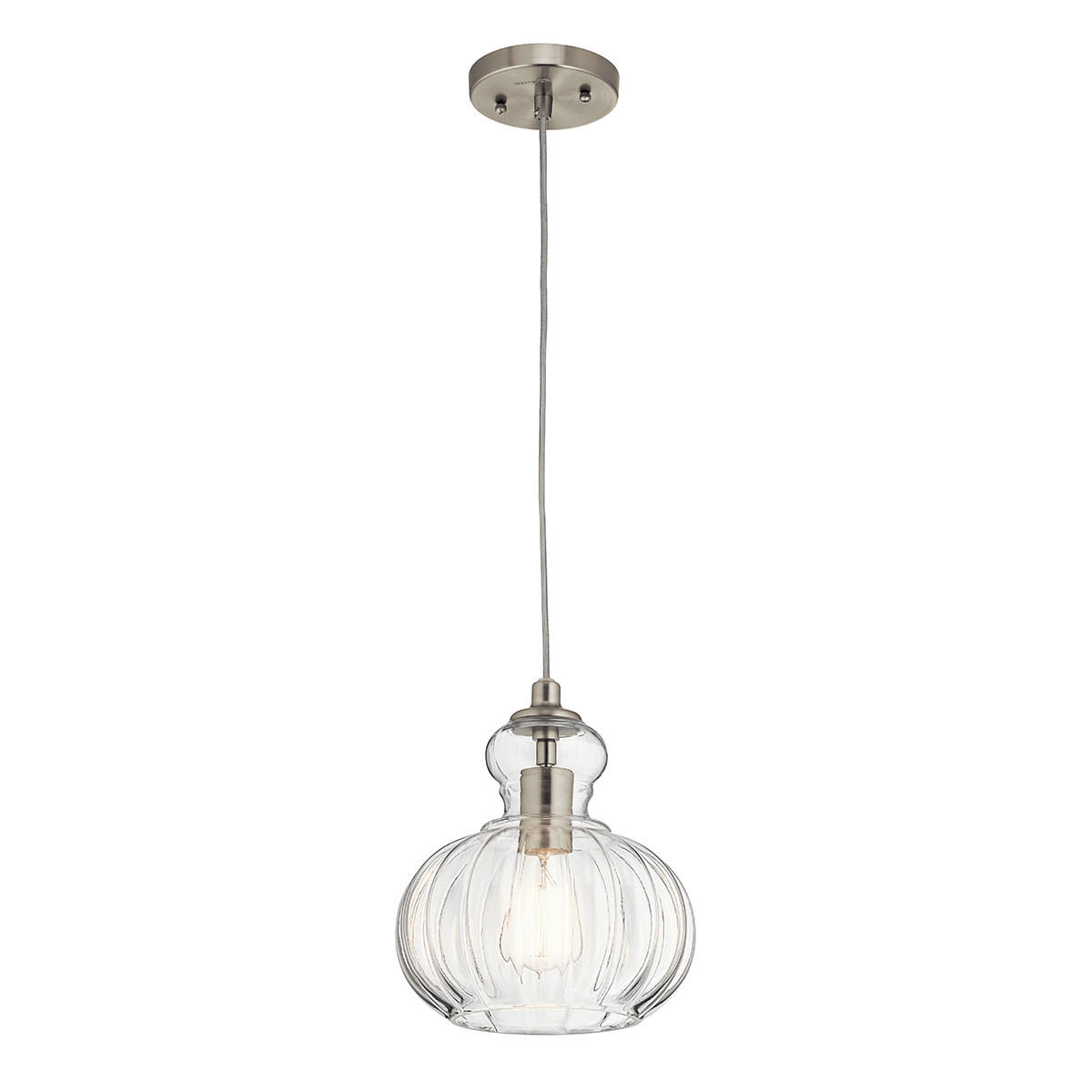 HÄNGLAMPA Elstead Riviera 35.3/35.3 cm  - Klassisk, metall/glas (35.3/35.3cm) - Elstead Lighting