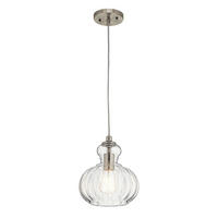 HÄNGELEUCHTE Elstead Riviera 35.3/35.3 cm   - KONVENTIONELL, Glas/Metall (35.3/35.3cm) - Elstead Lighting