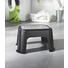 TRITTHOCKER - Silberfarben/Schwarz, KONVENTIONELL, Kunststoff (43.1/35.8/23.8cm) - Rotho TRITTHOCKER - Silberfarben/Schwarz, KONVENTIONELL, Kunststoff (43.1/35.8/23.8cm) - Rotho
