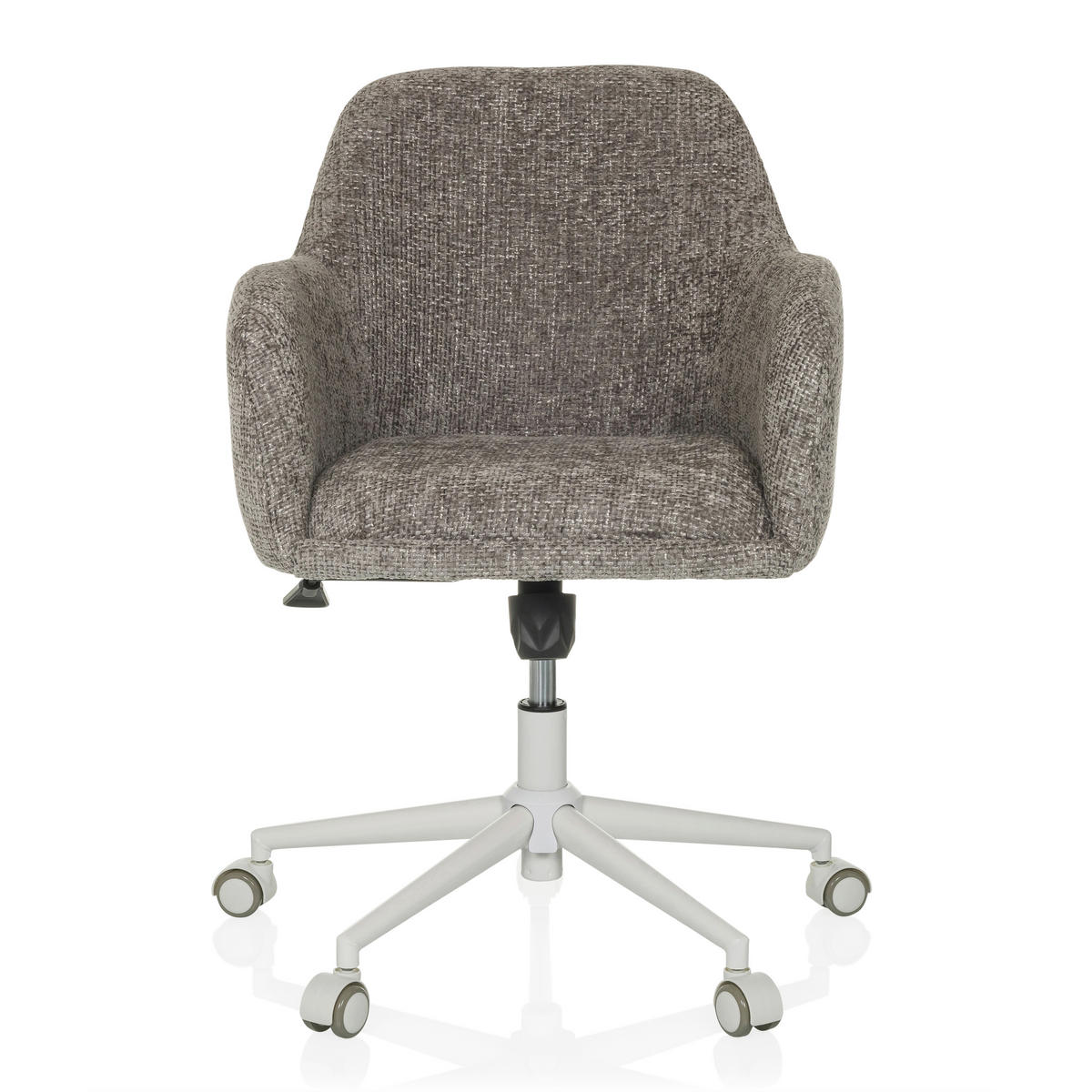 DREHSTUHL Grau  - Weiß/Grau, MODERN, Kunststoff/Textil (58/78/60cm) - MID.YOU