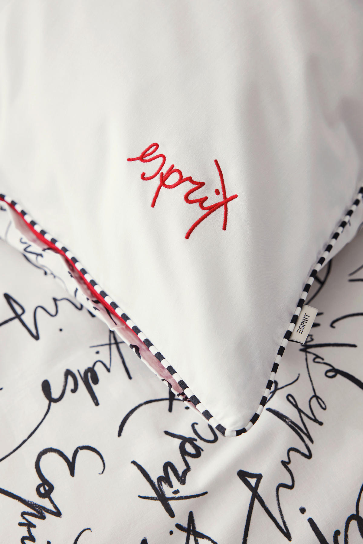 WENDEBETTWÄSCHE E-ScatterBig Renforcé 135/200 cm  - Anthrazit, Basics, Textil (135/200cm) - Esprit