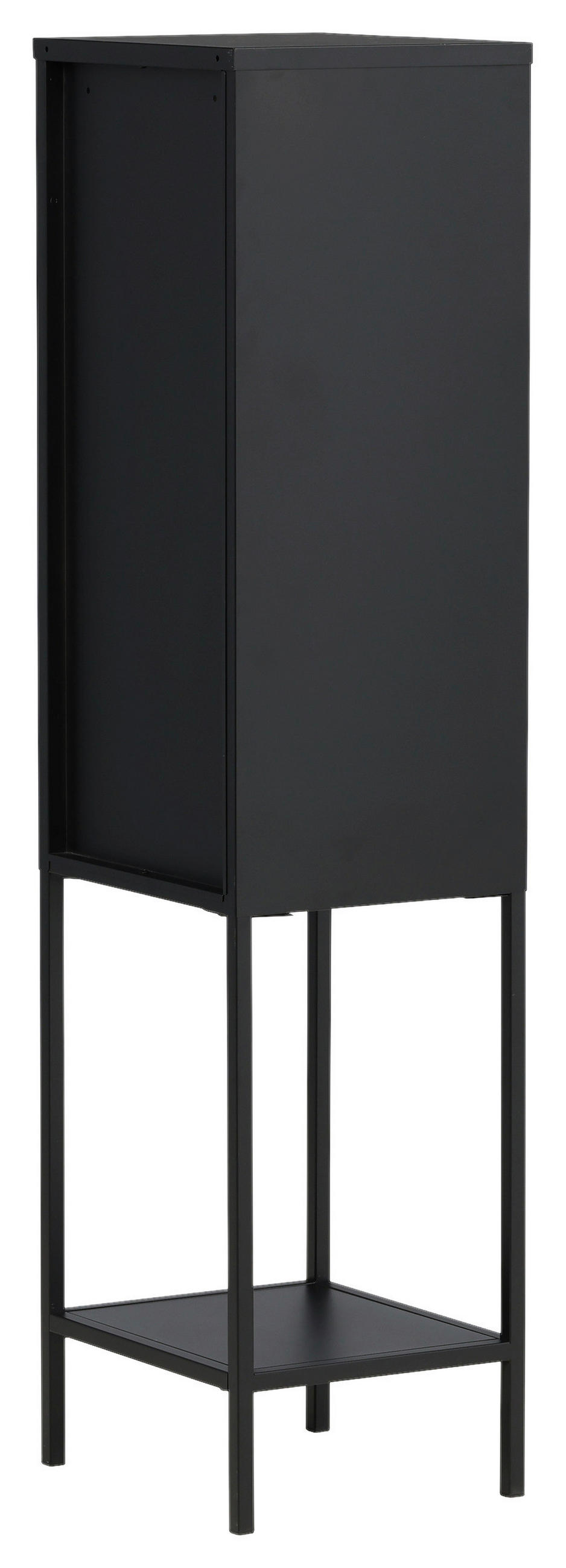 VITRINE in Schwarz  - Schwarz, Design, Metall (40.5/150/35cm) - Livetastic